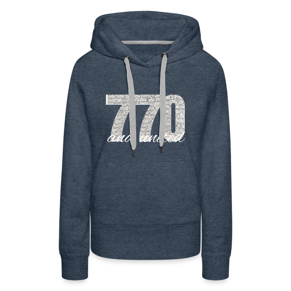 770 And United Light Women’s Premium Hoodie - heather denim