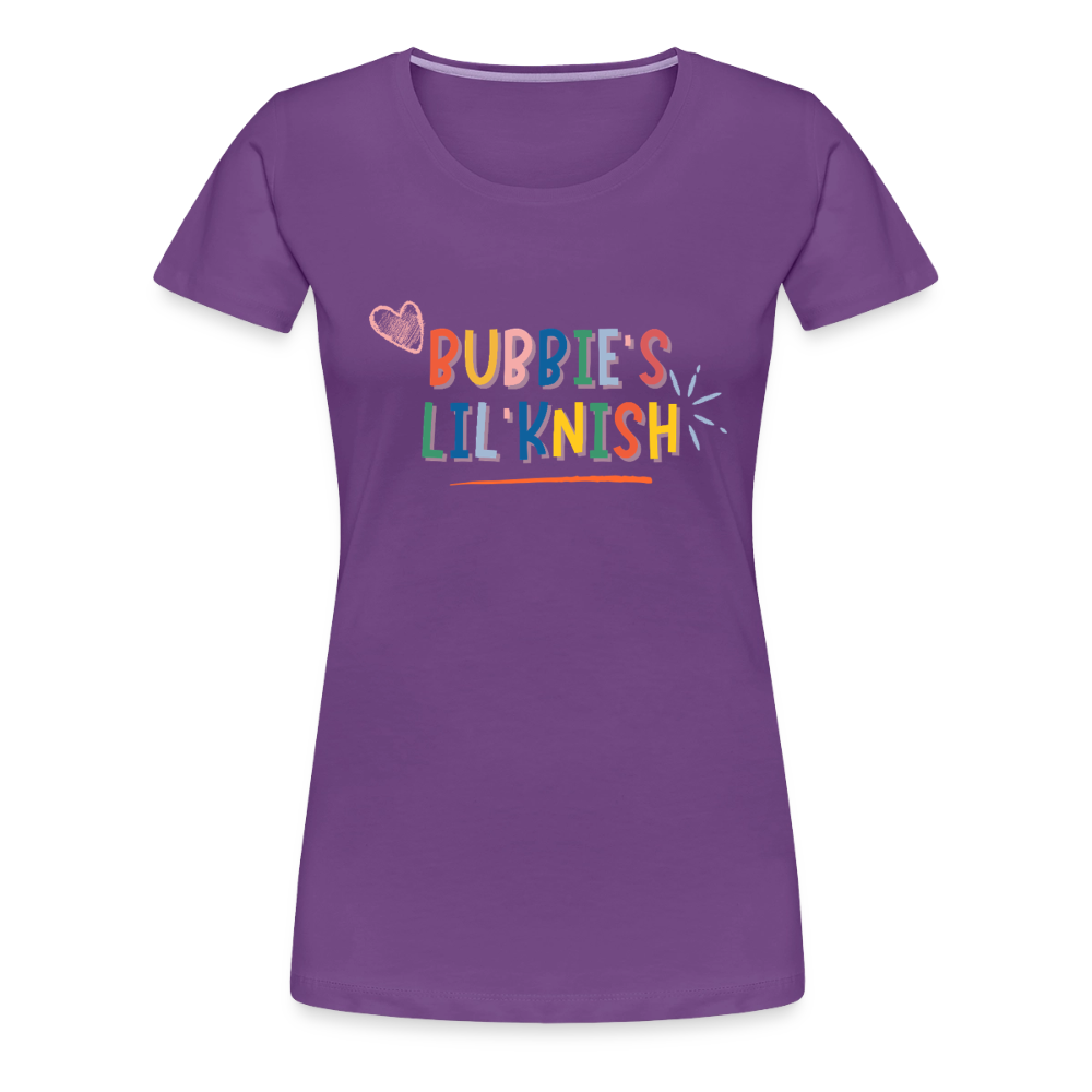Bubbie's Lil' Knish Women’s Premium T-Shirt - purple