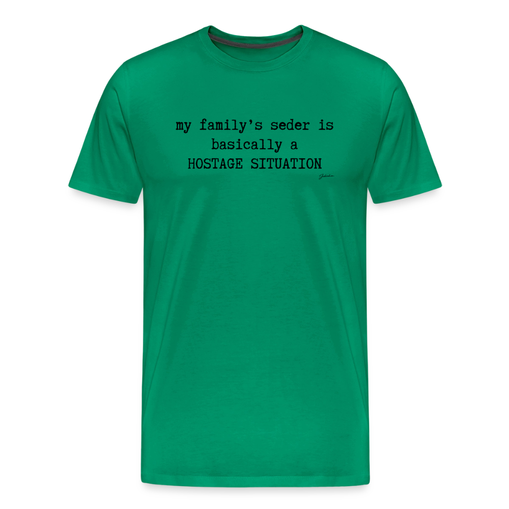 Seder Hostage Men's Premium T-Shirt - kelly green