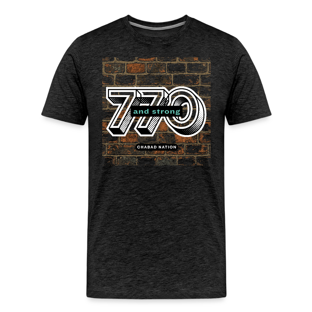 770 And Strong Men's Premium T-Shirt - charcoal grey