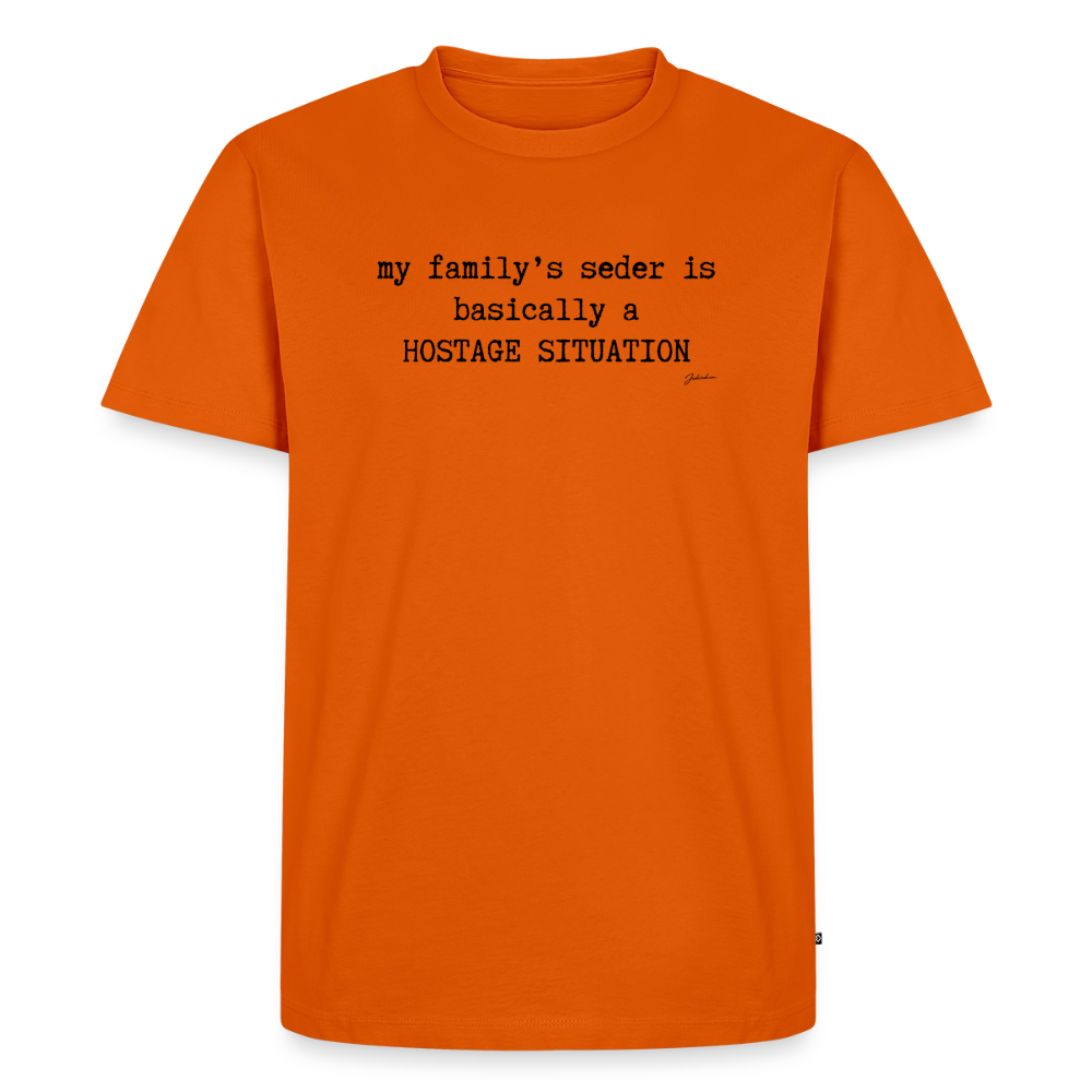 Seder Hostage Men's Premium T-Shirt - orange 