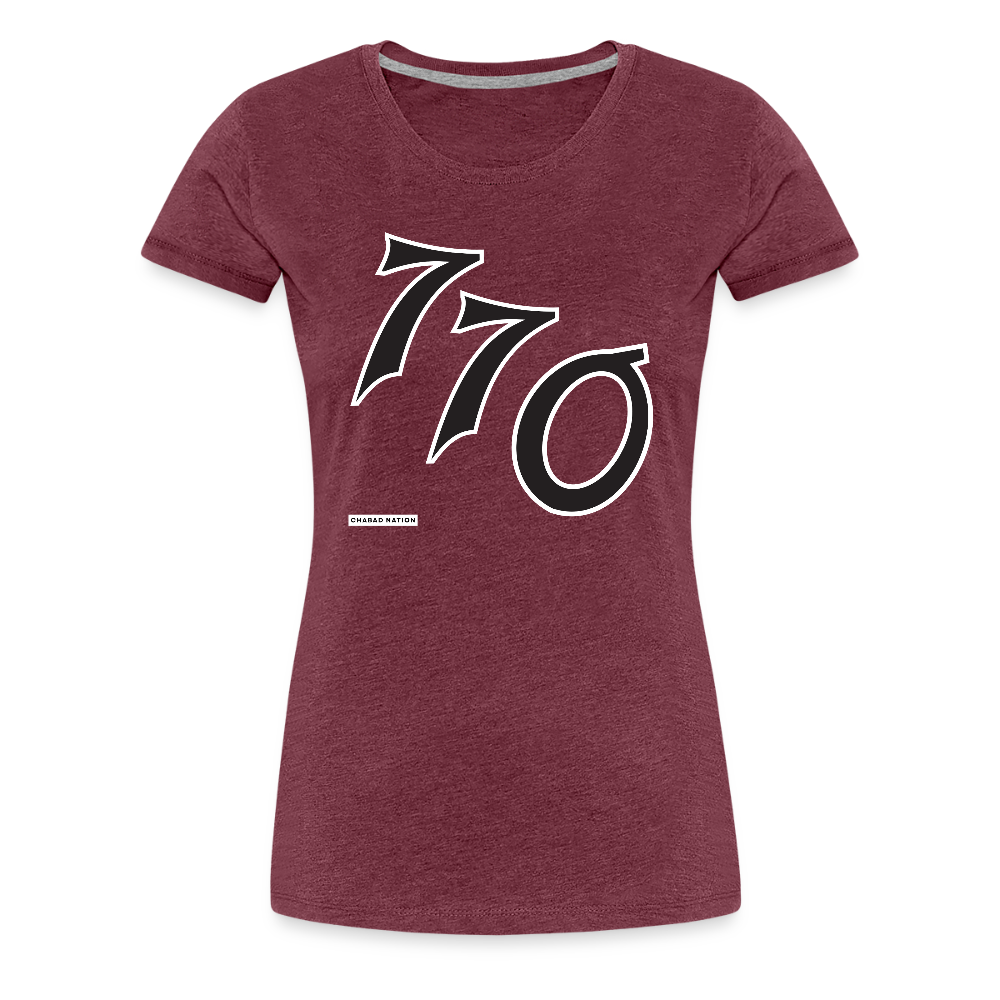 770 Women’s Premium T-Shirt - heather burgundy
