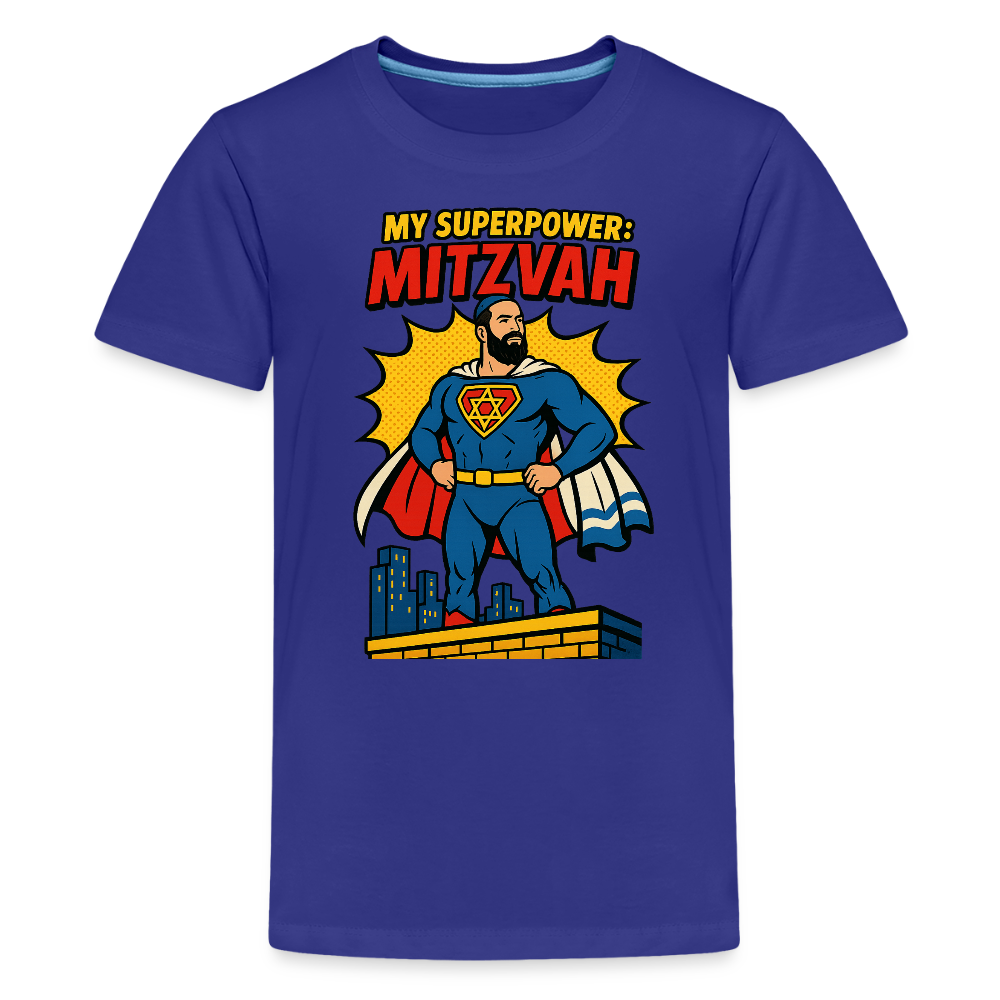 My Superpower: Mitzvah Kids' Premium T-Shirt - royal blue