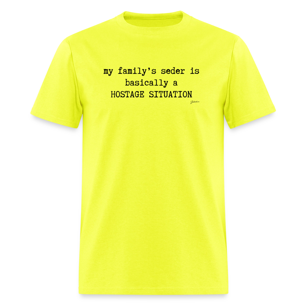 Seder Hostage Men's T-Shirt | GILDAN 5000 - safety green