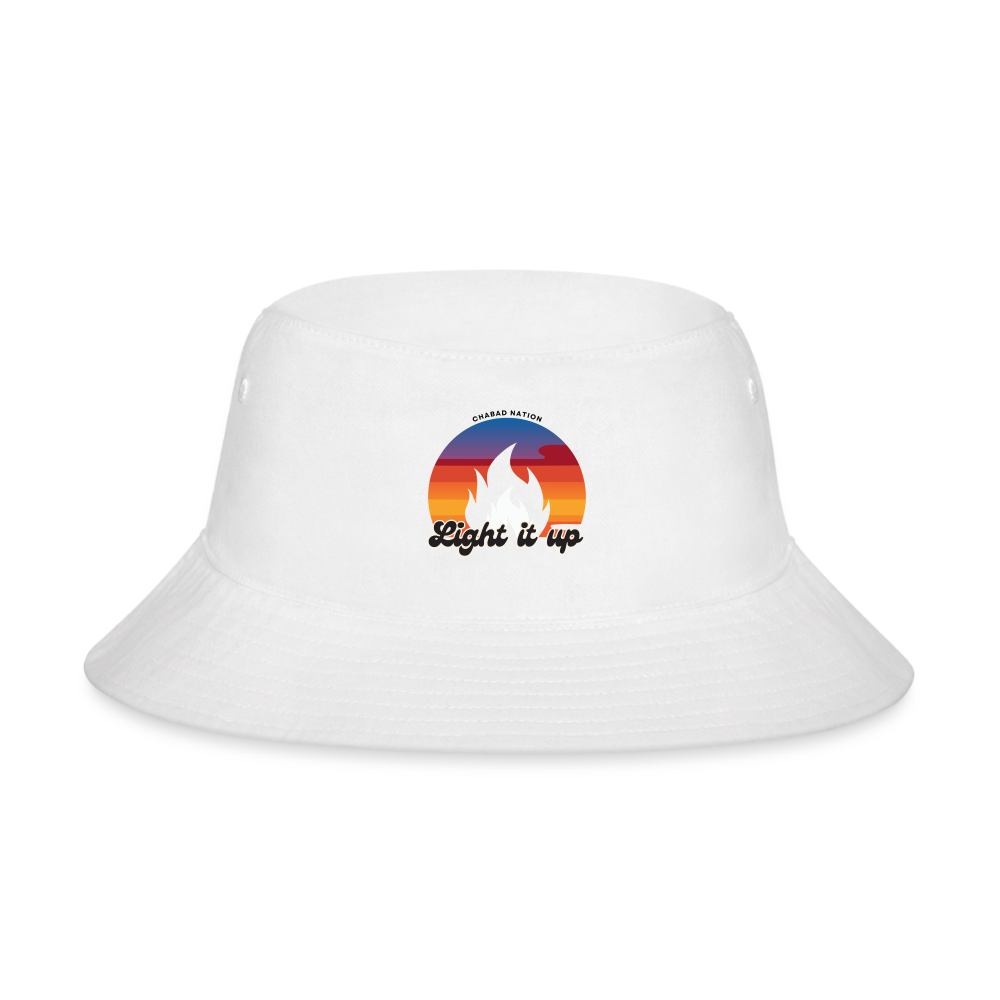 Light It Up Bucket Hat - white