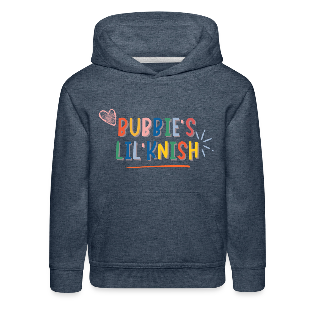 Bubbie's Lil' Knish Kids‘ Premium Hoodie - heather denim