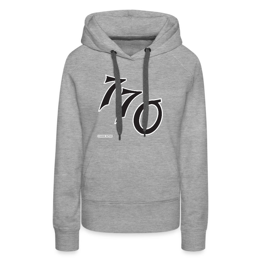 770 Women’s Premium Hoodie - heather grey