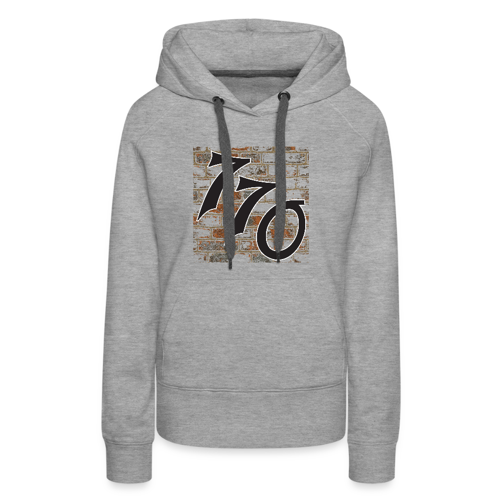 770 Brick Wall Women’s Premium Hoodie - heather grey