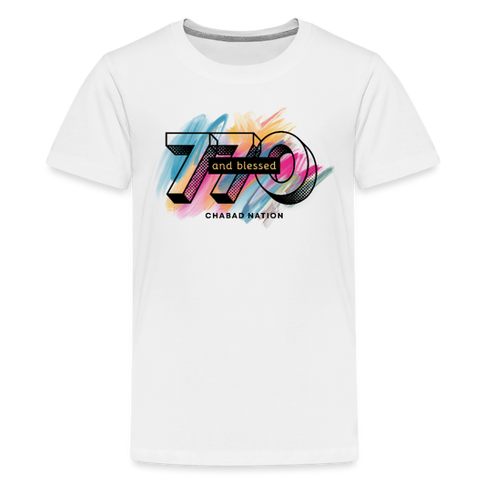 770 And Blessed Kids' Premium T-Shirt - white