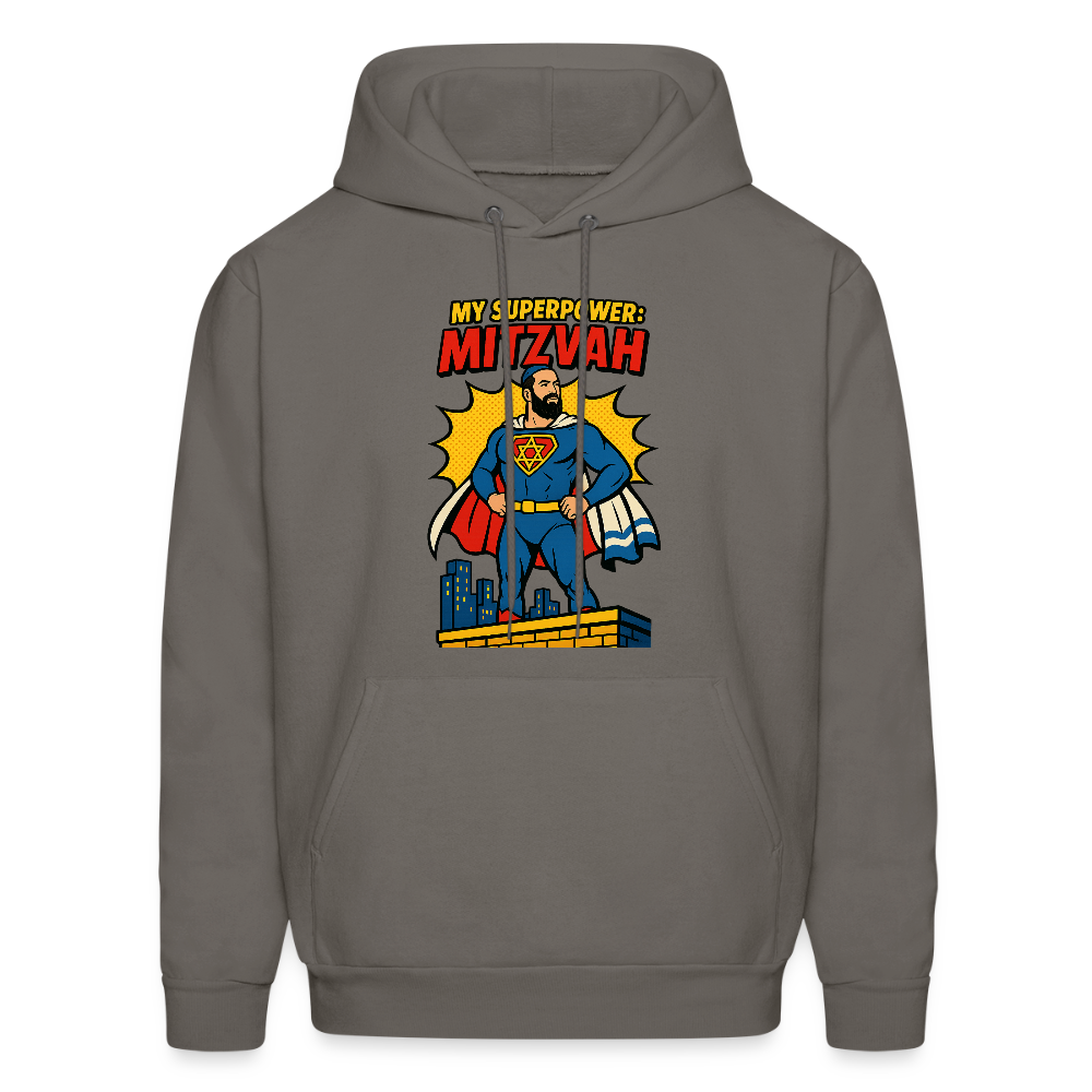 My Superpower: Mitzvah Men's Hoodie - asphalt gray
