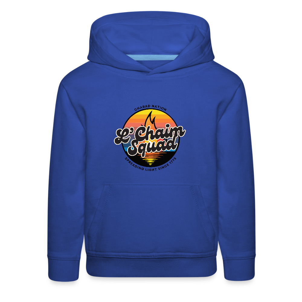 L’Chaim Squad – Spreading Light Kids‘ Premium Hoodie - royal blue