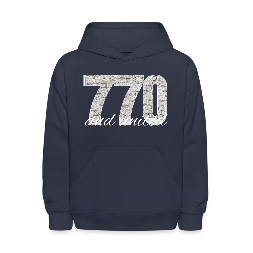 770 And United Light Kids' Hoodie - navy