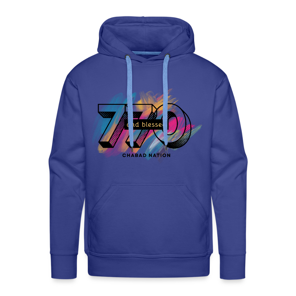 770 And Blessed Men’s Premium Hoodie - royal blue
