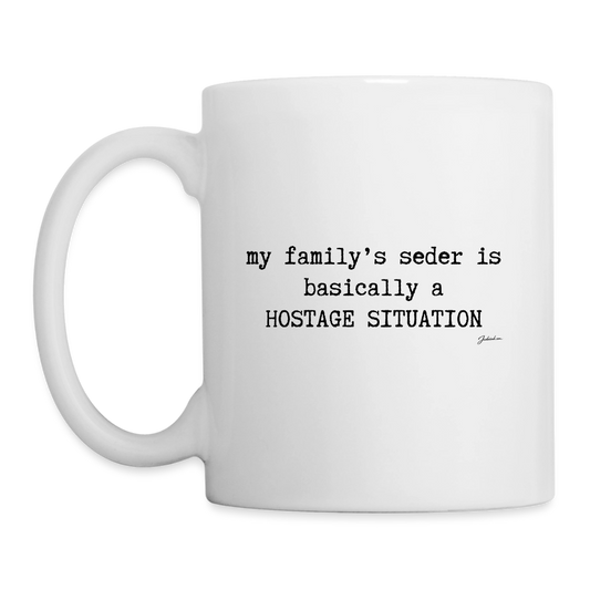 Seder Hostage Coffee/Tea Mug - white