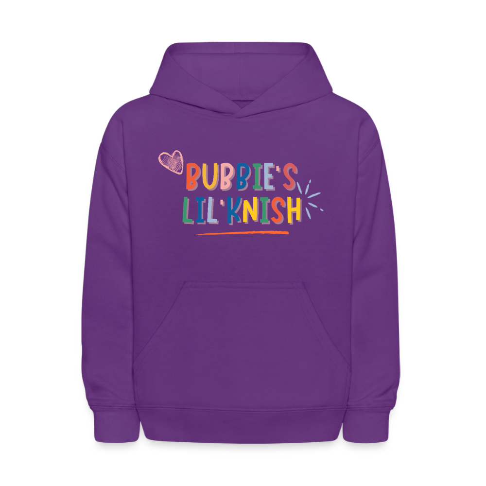 Bubbie's Lil' Knish Kids' Hoodie - purple