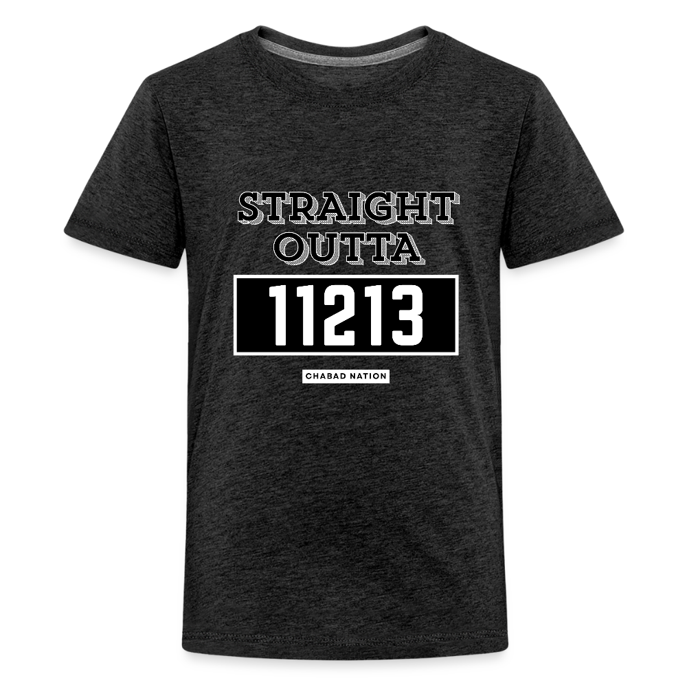 Straight Outta 11213 Kids' Premium T-Shirt - charcoal grey