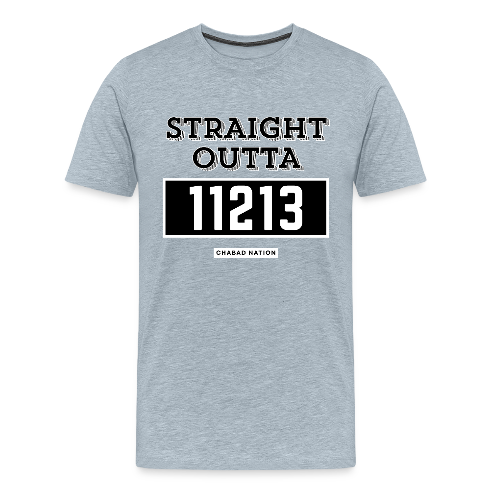 Straight Outta 11213 Men's Premium T-Shirt - heather ice blue