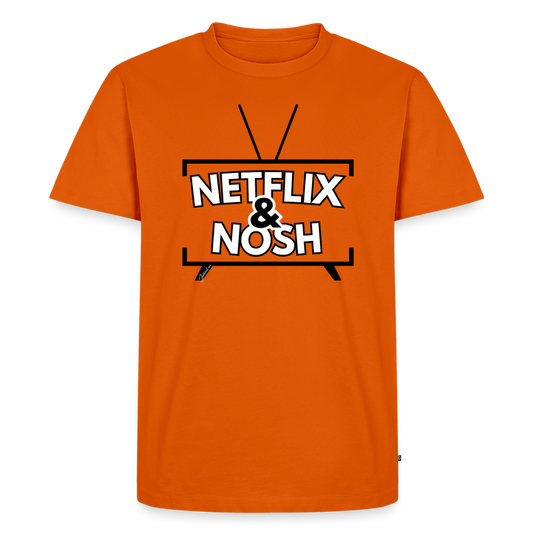 Netflix & Nosh Men's Premium T-Shirt - orange 