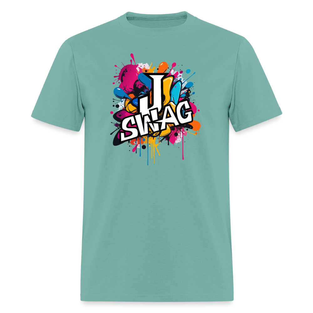 Jswag Logo  Men's T-Shirt | GILDAN 5000 - aquatic