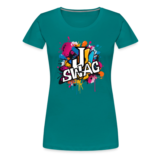 Jswag Logo  Women’s Premium T-Shirt - teal