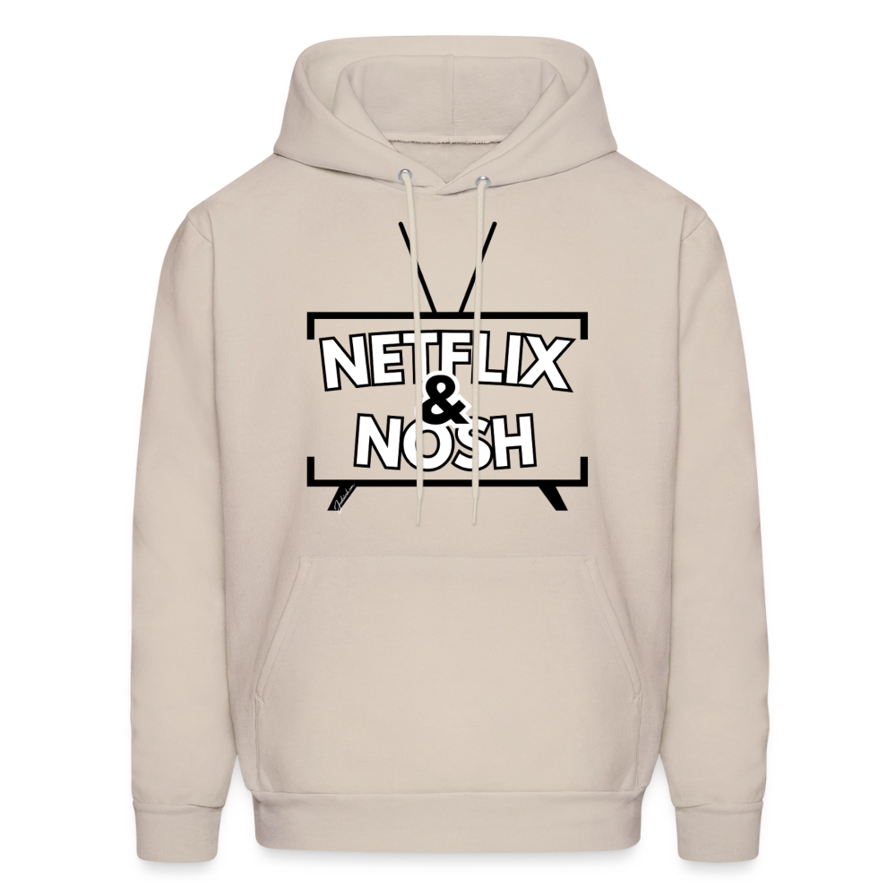 Netflix & Nosh Men's Hoodie - Sand