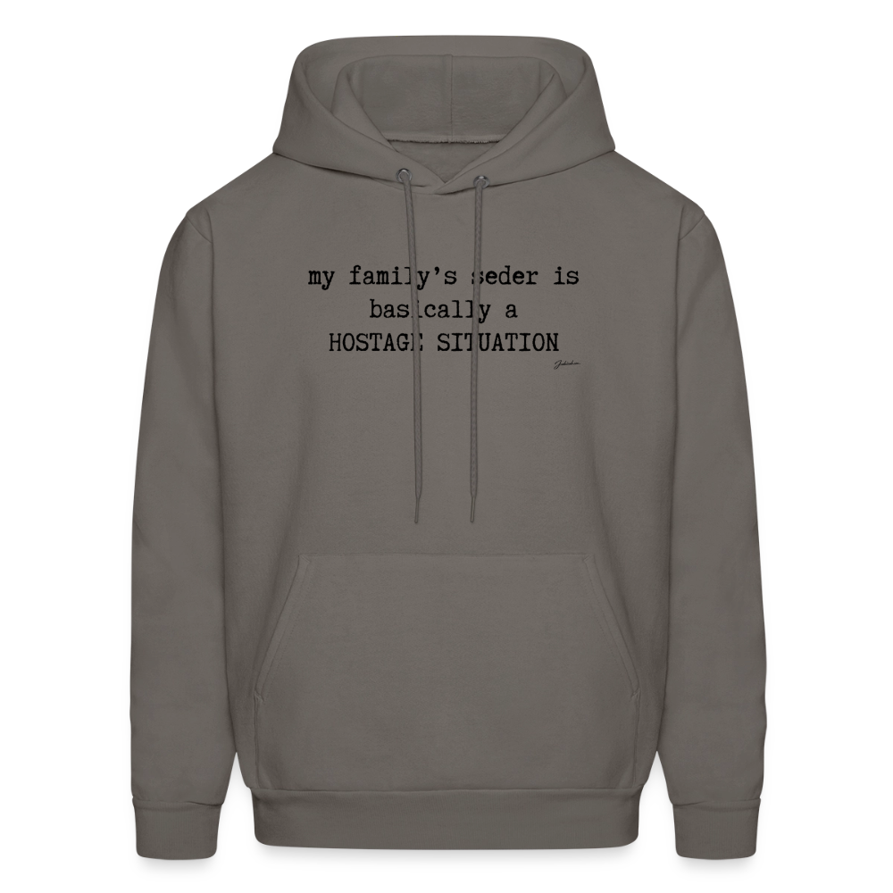 Seder Hostage Men's Hoodie - asphalt gray