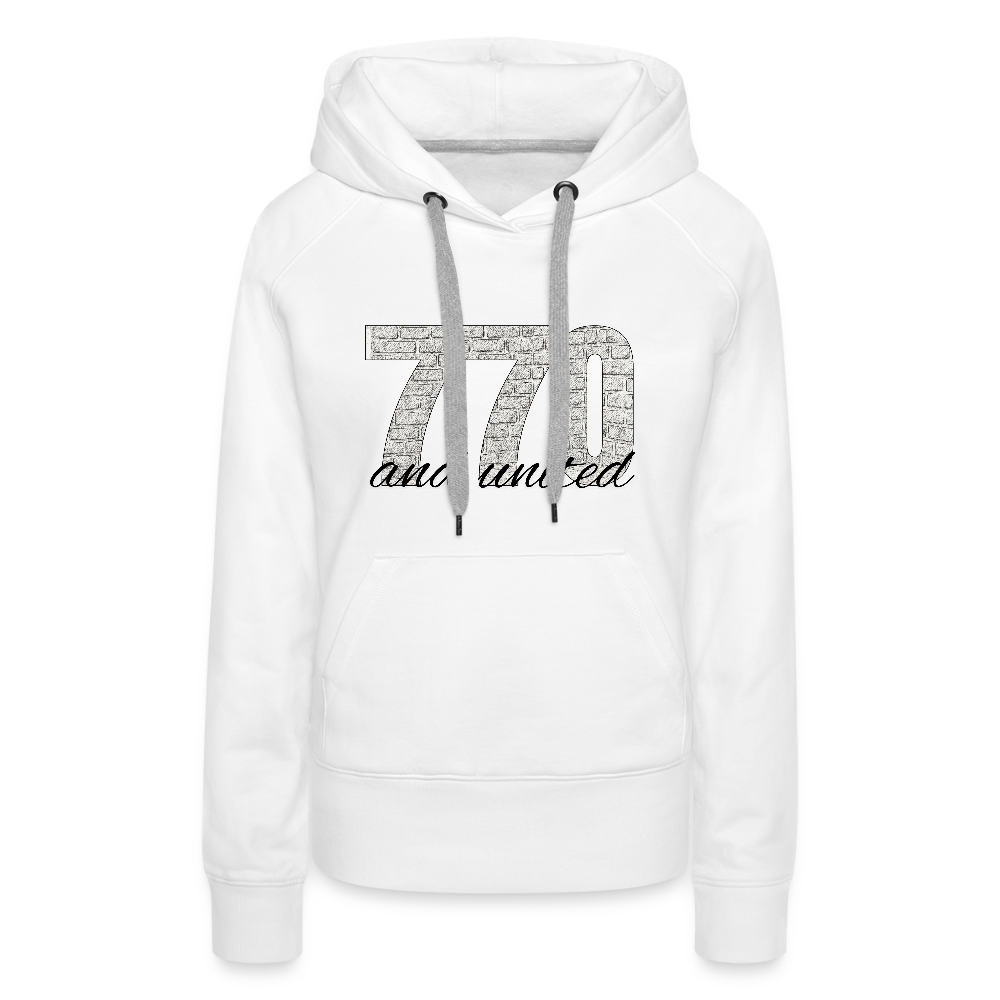 770 And United Women’s Premium Hoodie - white