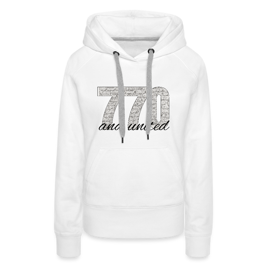 770 And United Women’s Premium Hoodie - white
