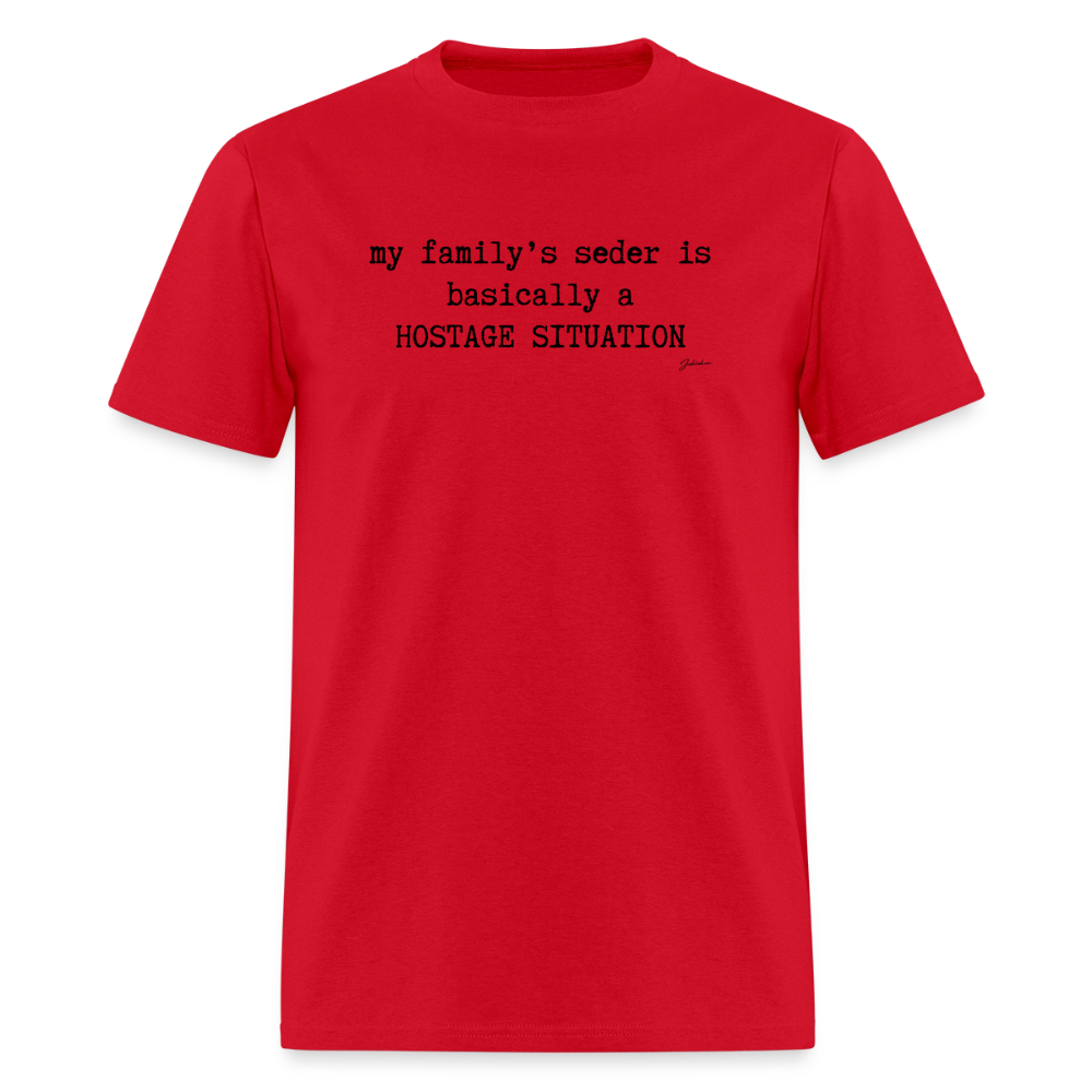 Seder Hostage Men's T-Shirt | GILDAN 5000 - red