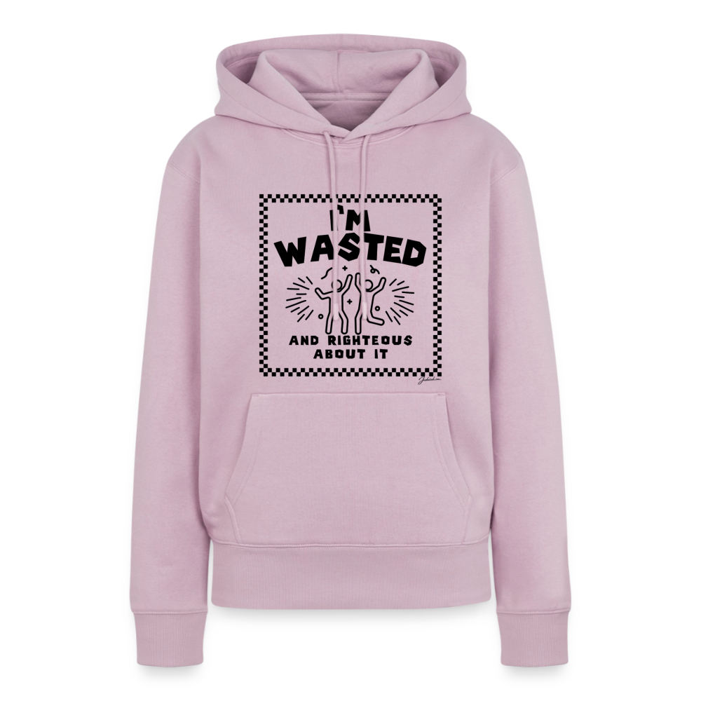 Wasted & Righteous Women’s Premium Hoodie - dusty pink