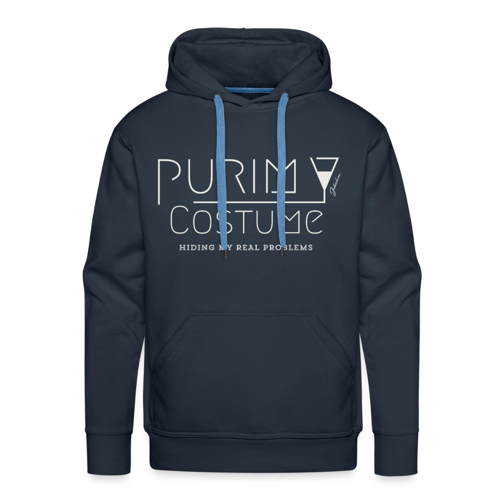 Purim Costume Men’s Premium Hoodie - navy