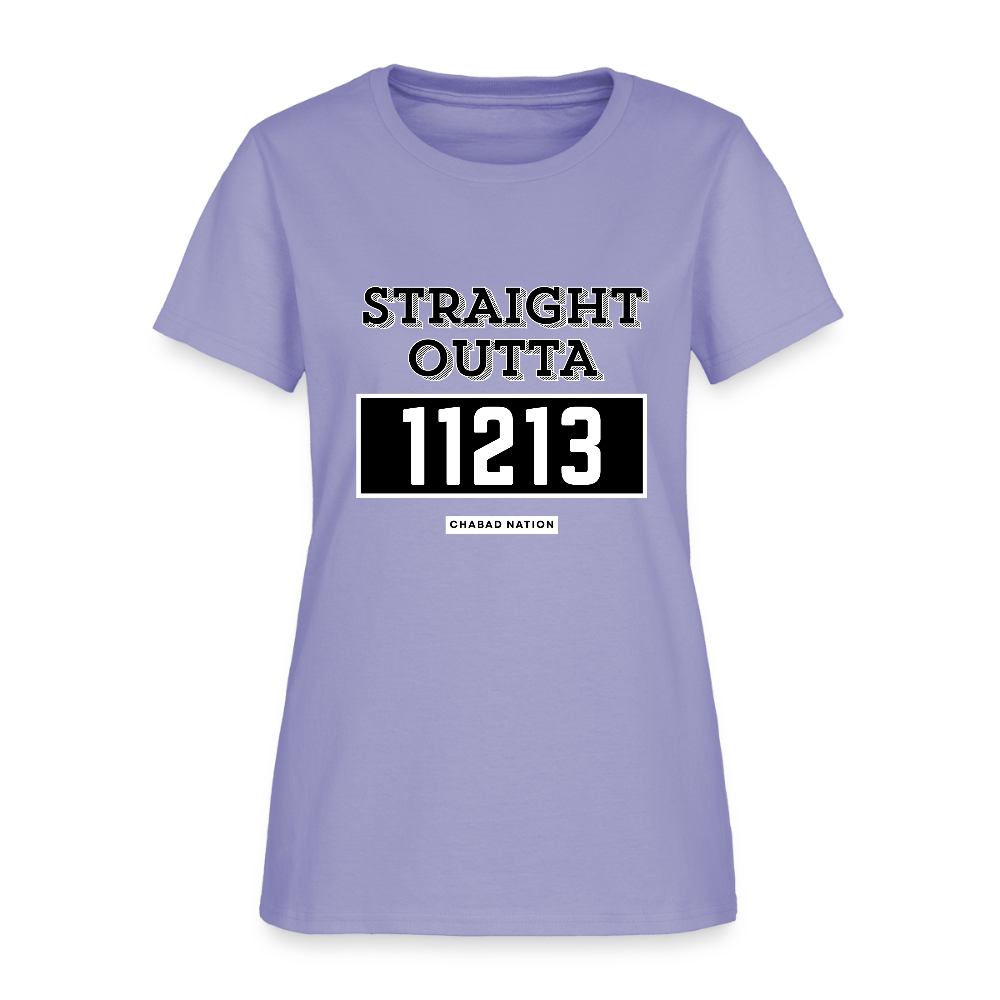 Straight Outta 11213 Women's T-Shirt - lavender