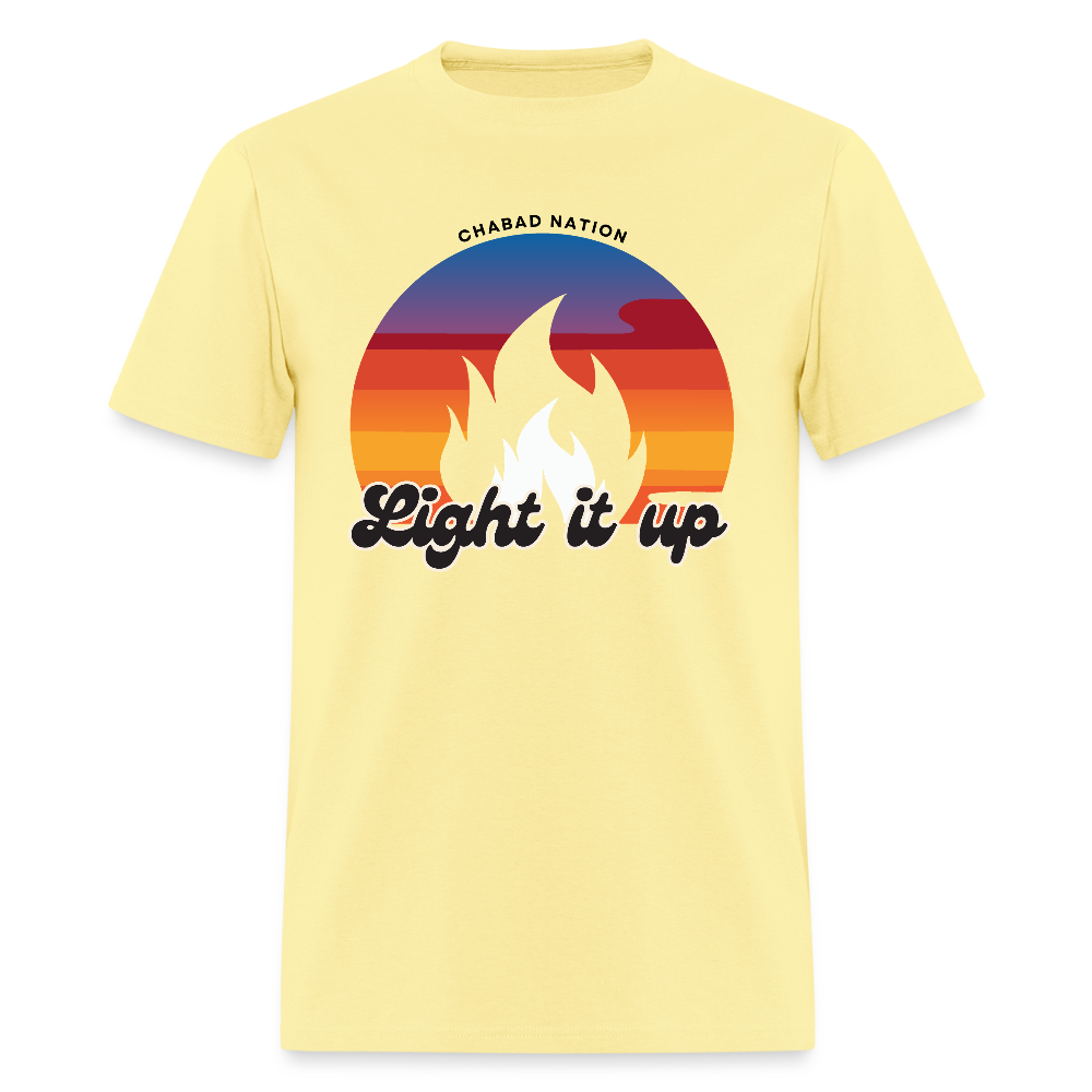 Light It Up Men's T-Shirt | GILDAN 5000 - cornsilk