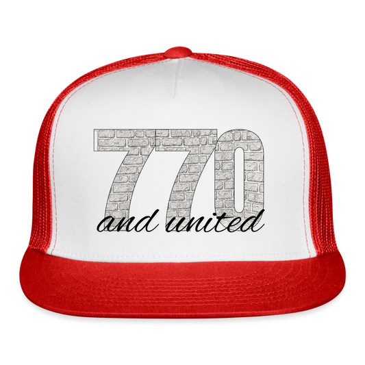 770 And United Trucker Hat - white/red