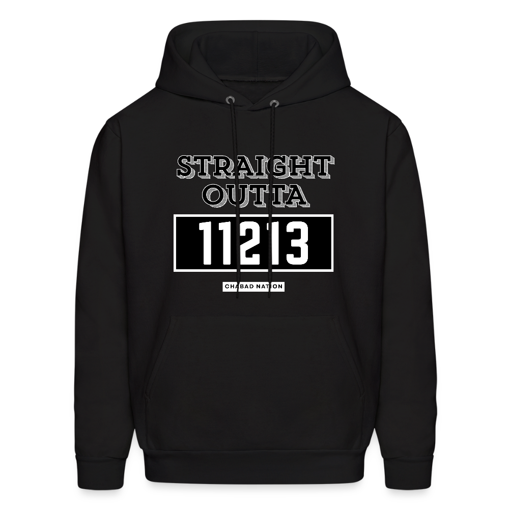 Straight Outta 11213 Men's Hoodie - black