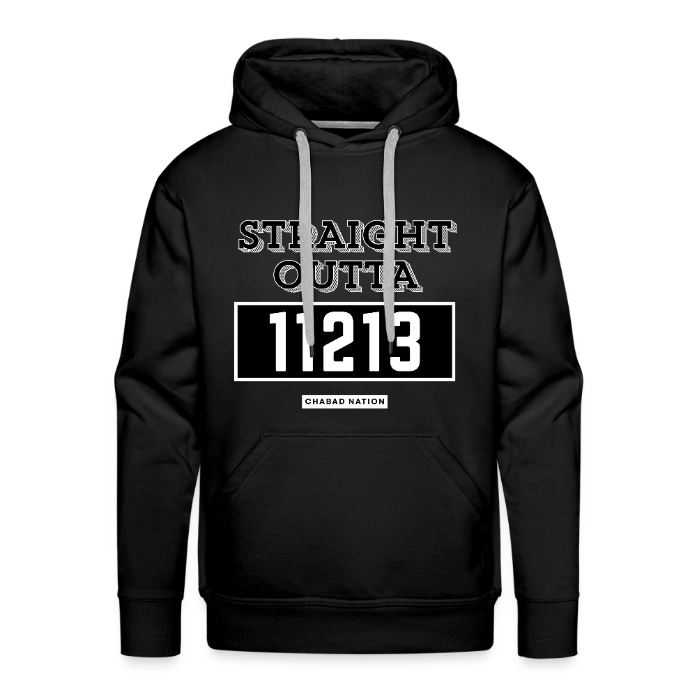 Straight Outta 11213 Men’s Premium Hoodie - black