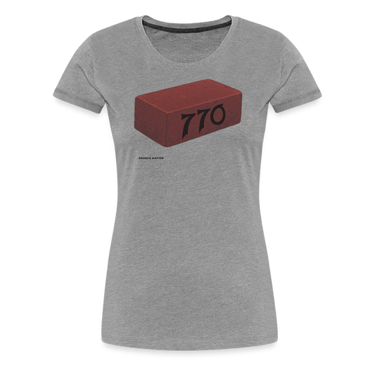 770 Solid Brick Women’s Premium T-Shirt - heather gray