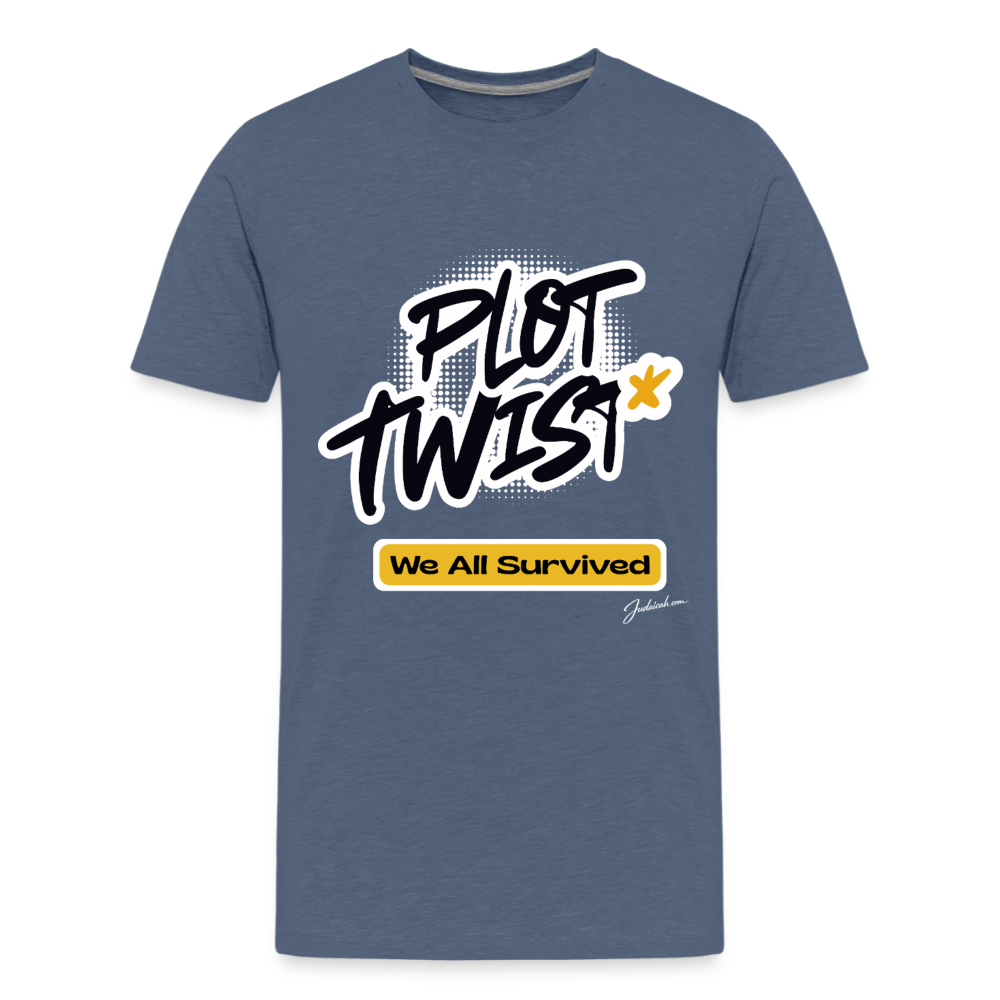 Plot Twist Kids' Premium T-Shirt - heather blue