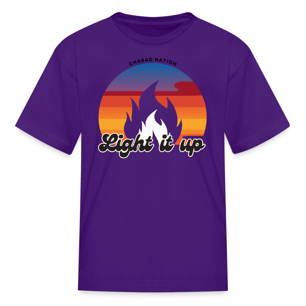 Light It Up Kids' T-Shirt - purple