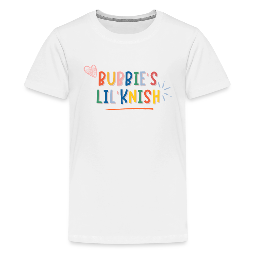 Bubbie's Lil' Knish Kids' Premium T-Shirt - white