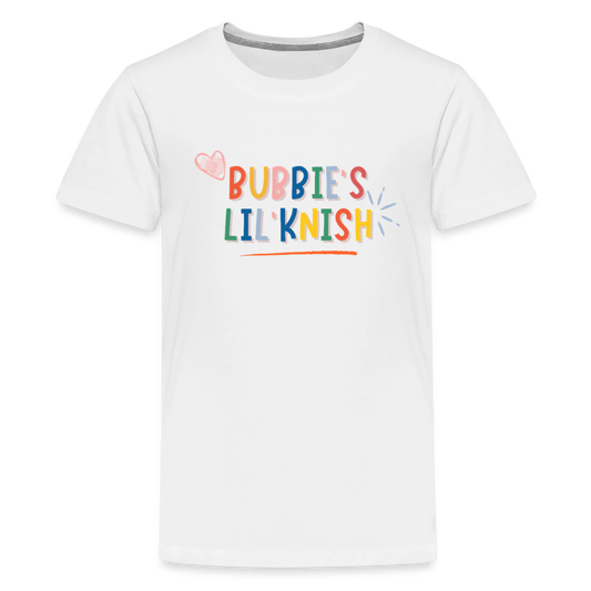Bubbie's Lil' Knish Kids' Premium T-Shirt - white