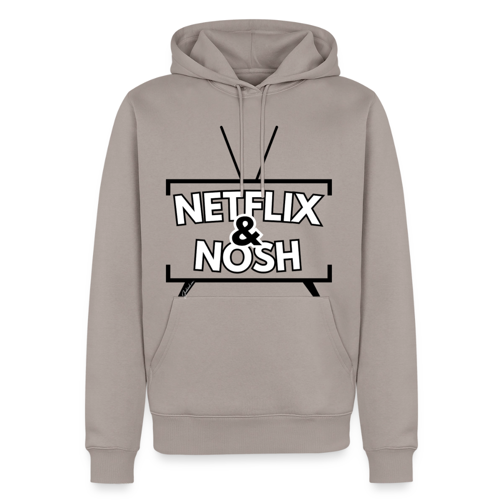 Netflix & Nosh Men’s Premium Hoodie - taupe