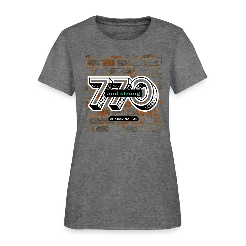 770 And Strong Women's T-Shirt - graphite heather