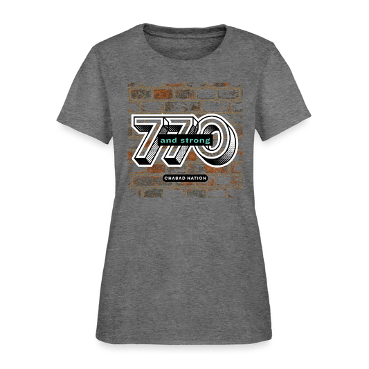 770 And Strong Women's T-Shirt - graphite heather