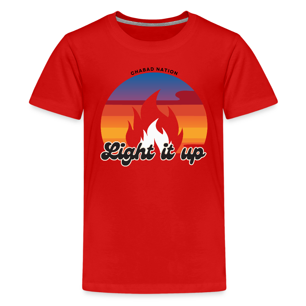 Light It Up Kids' Premium T-Shirt - red