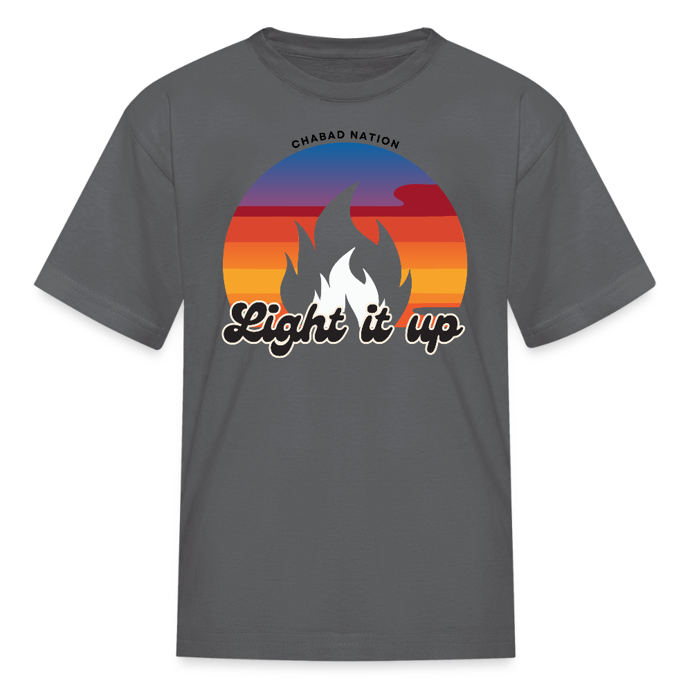 Light It Up Kids' T-Shirt - charcoal