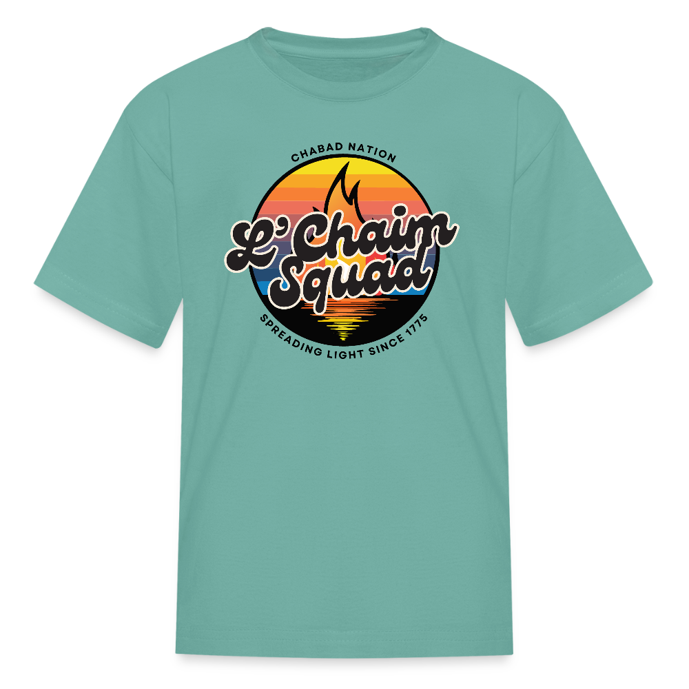 L’Chaim Squad – Spreading Light Kids' T-Shirt - aquatic