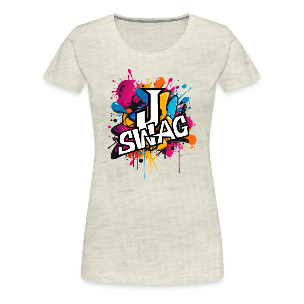 Jswag Logo  Women’s Premium T-Shirt - heather oatmeal