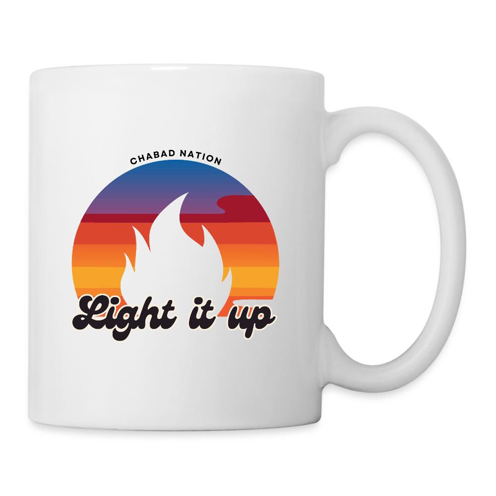 Light It Up Coffee/Tea Mug - white