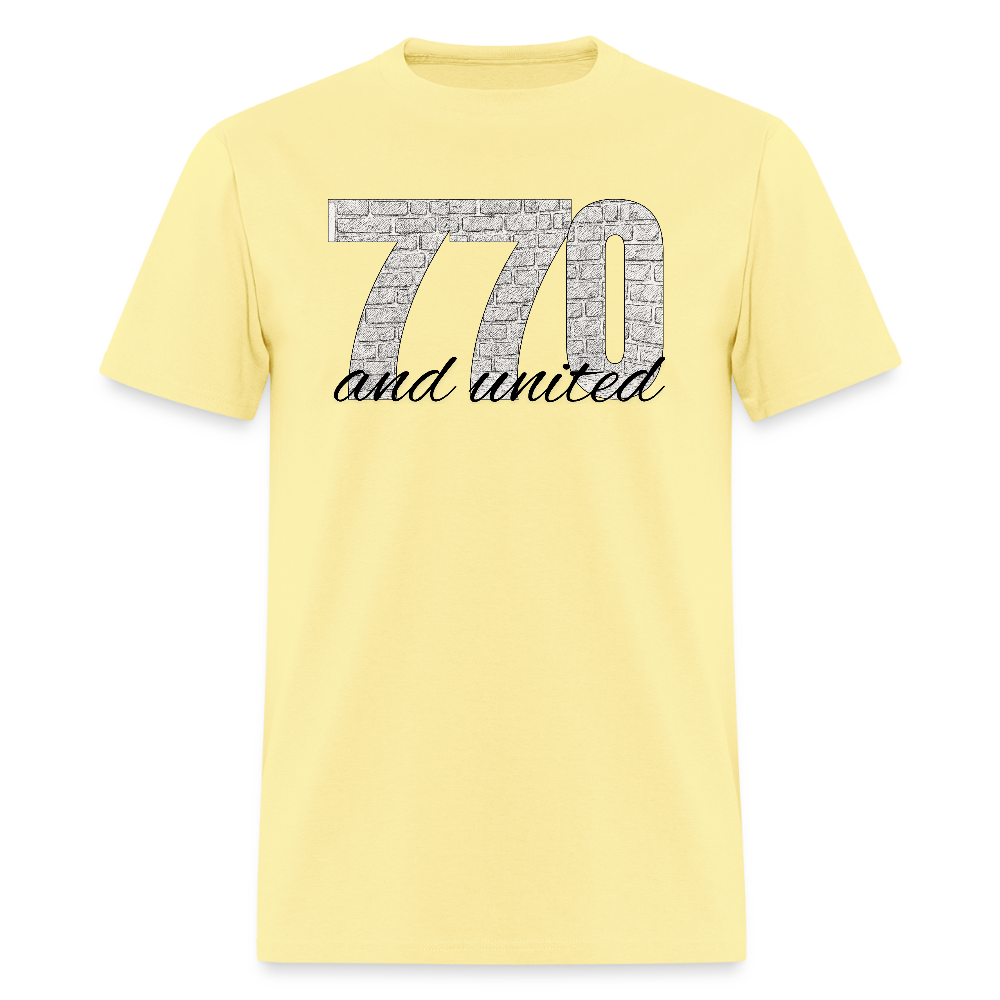 770 And United Men's T-Shirt | GILDAN 5000 - cornsilk
